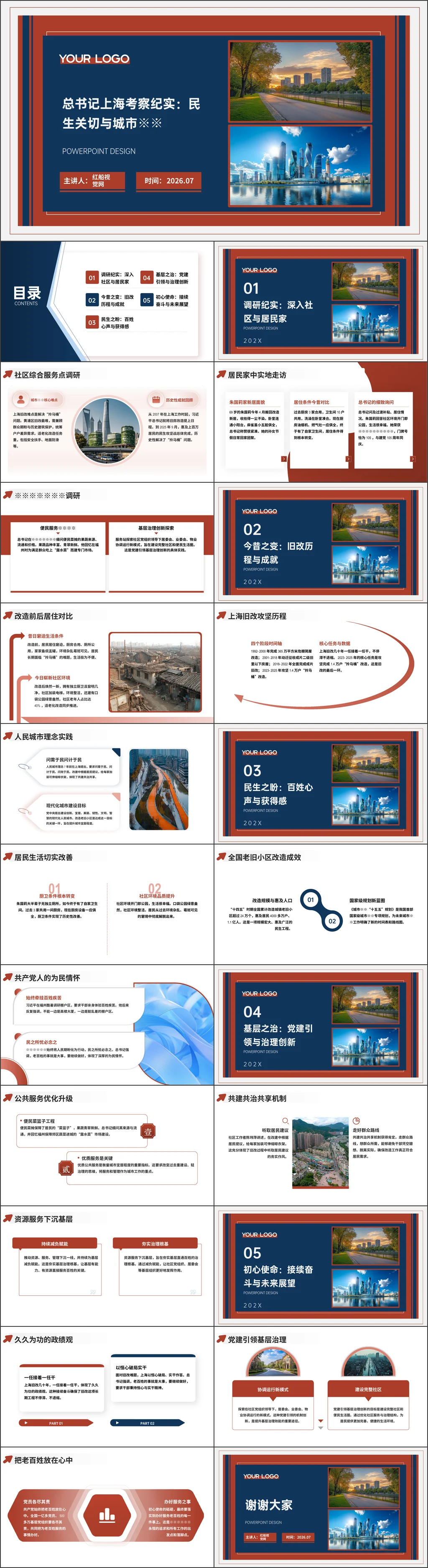 2026“老百姓的生活是家事，更是国事”——习近平总书记在上海考察纪实党课ppt