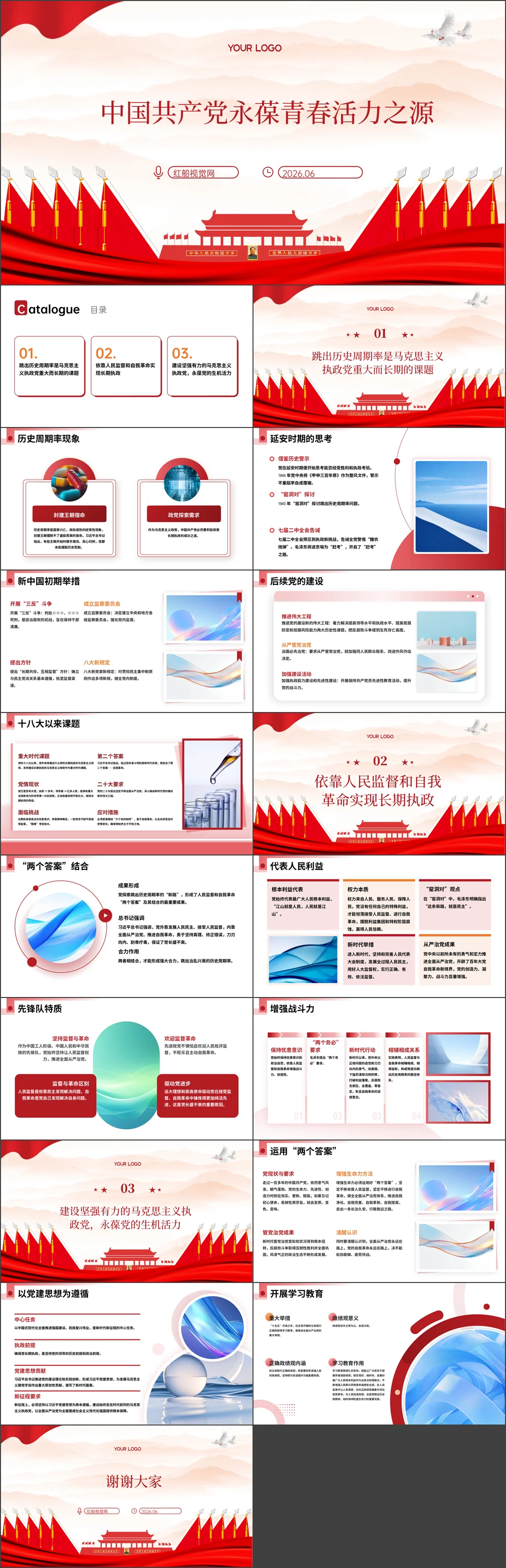 2026中国共产党永葆青春活力之源党课ppt