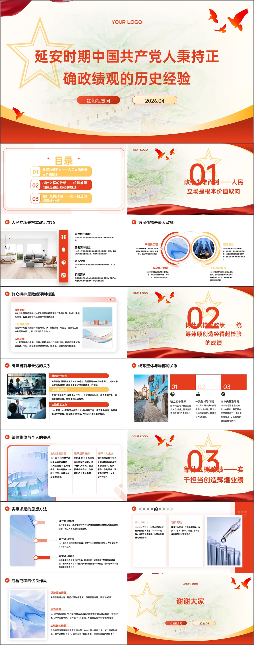 2026年延安时期中国共产党人秉持正确政绩观的历史经验党课ppt