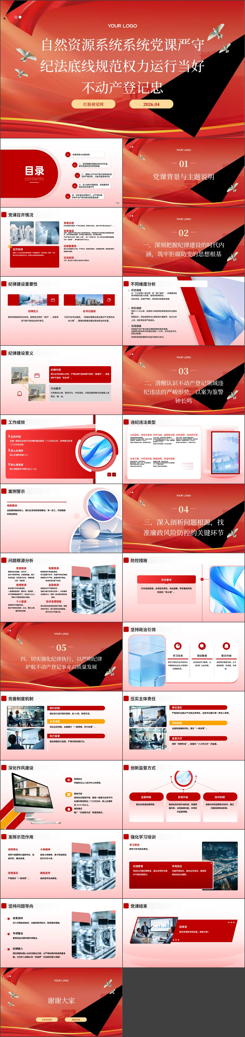 2026年自然资源系统严守纪法底线规范权力运行党课课件带讲稿