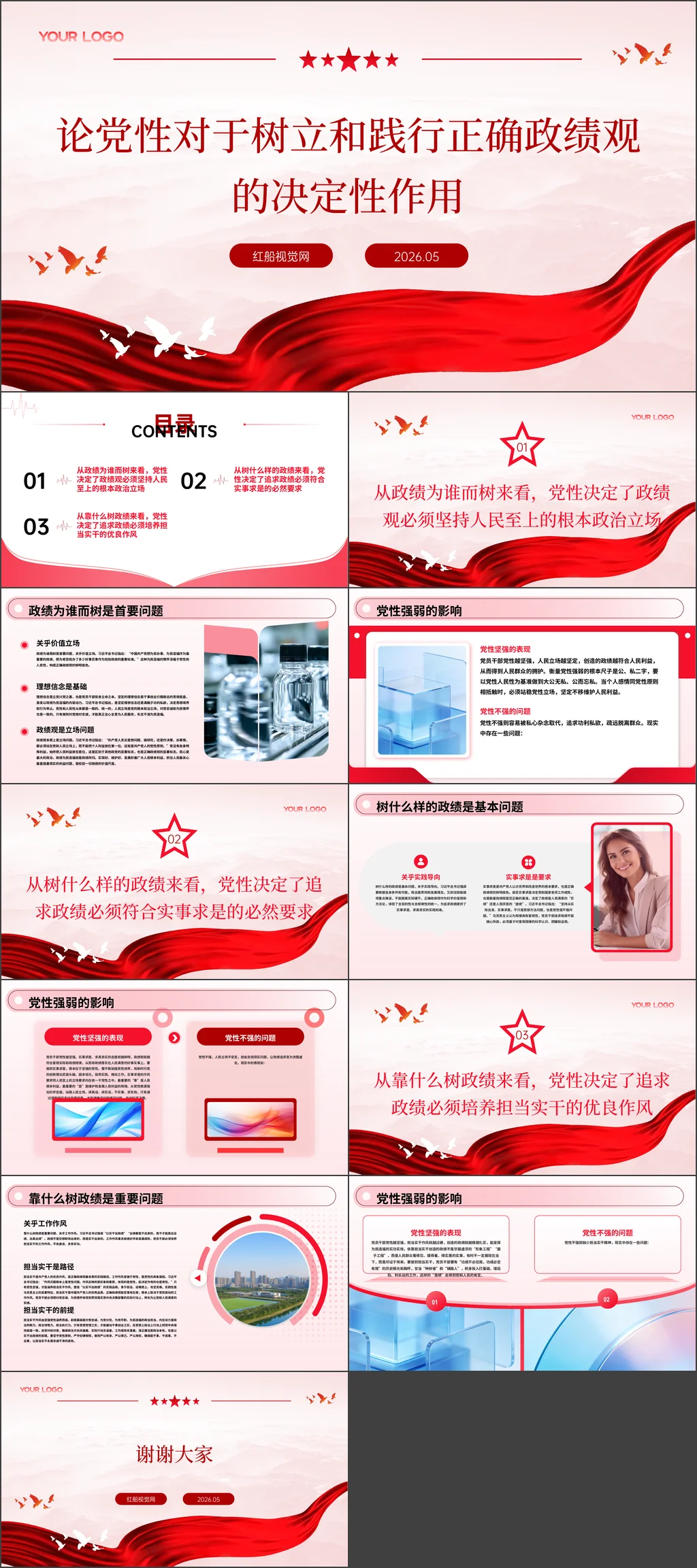 党员干部论党性对于树立和践行正确政绩观的决定性作用党课ppt